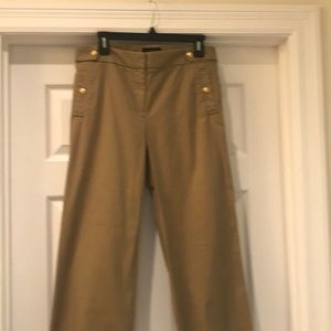 Pants, cropped, new, tag, taupe